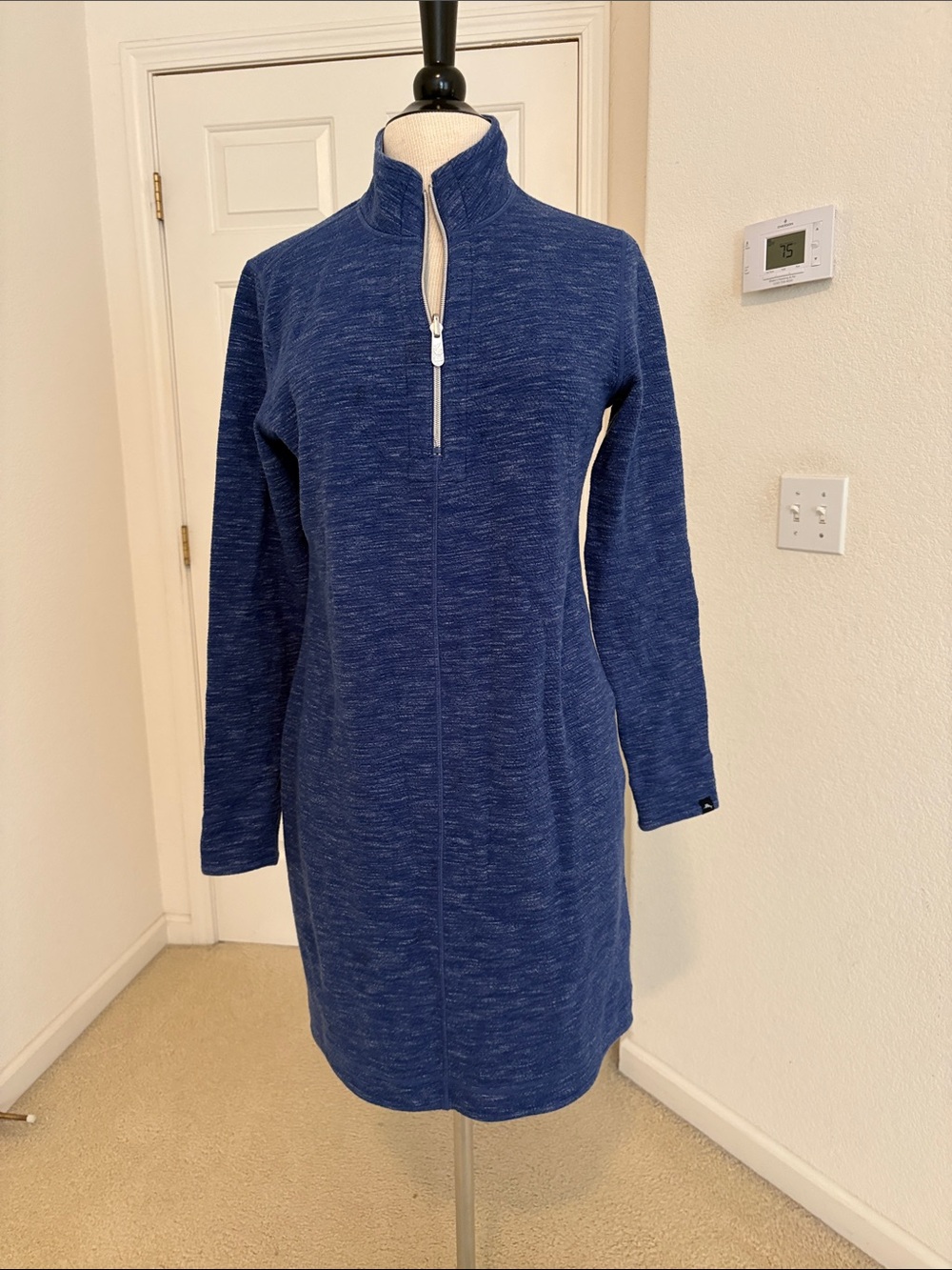 Tommy Bahama Blue Half-Zip Knit dress or top